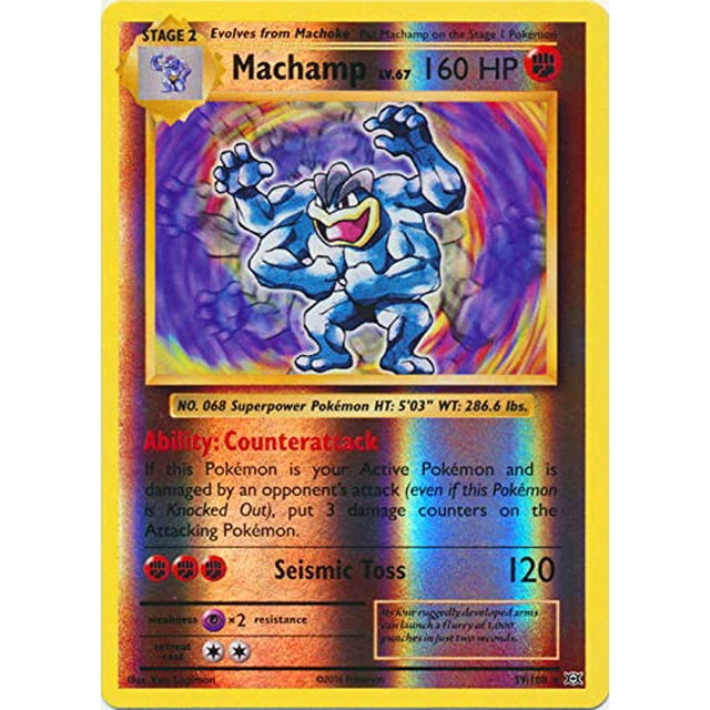 Tarjeta coleccionable Pokémon Machamp XY Evolutions 59/108 Holo Rare