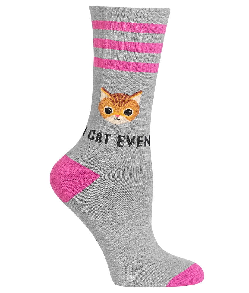 Hot Sox Women's Elf With The Pearl Earring Crew Socks - Fashion Socks With Cushioned Sole, Made From Recycled Polyester