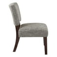 thumbnail image 4 of Jasmine Accent Chair in Speckled Charcoal Fabric, 4 of 8