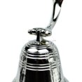 thumbnail image 4 of "Premium Nautical Aluminum Bell with Nickel Plating | Pirate's Ship Bell |   Wall Decor | Nagina International (9 Inches)", 4 of 6