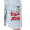 thumbnail image 2 of Tom And Jerry Mens' Classic Cartoon Character Logo Sleep Pajama Shorts, 2 of 5