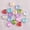 Random Mixed, variant on U8MO 20pcs 8mm Small Heart Shape Crystal Lampwork Glass Loose Bead for Jewelry Making-Random Mixed
