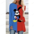 thumbnail image 1 of Elegant Women's musical note Print Long Sleeve Tees Tshirts Ladies Disney Mickey Mouse Casual Streewear O-Neck Fashion T-shirtsXXXL Gao Jinjia LED, 1 of 2