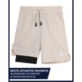 thumbnail image 3 of Shorts de básquet 2 en 1 para niño Reebok con forro de compresión, 3 of 7