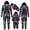 Black_005, variant on HJYCHN Suits Halloween Family Pajamas Family Pajamas Matching Sets Skeleton Print Hooded Zip Front Long Sleeve Full Length Homewear