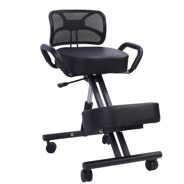 Silla Ergonómica Para Arrodillarse, Soporte Silla Ergonómica De Oficina Silla Para Arrodillarse Con Pesas Ajustables Para Acondicionamiento Físico