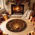 thumbnail image 4 of Christmas 3D Visual Round Rug, Optical Illusion Christmas Area Mat for Indoor Outdoor Use, Decorative Rugs Welcome Floor Mat for Living Room Home Gifts, 4 of 6