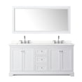 thumbnail image 2 of Wyndham Collection WCV232372DWHGTUS3M70 Avery 72" Free Standing Double Basin Vanity Set -, 2 of 7