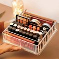 thumbnail image 4 of AHomest Big Acrylic Makeup Palette Organizer w/Removable Dividers ,8 Slots, 4 of 8