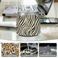 thumbnail image 6 of Yayeee Ashtray with Lid for Cigarette Smokeless Stainless Steel Home Ash Holder, Black Lines, 6 of 7