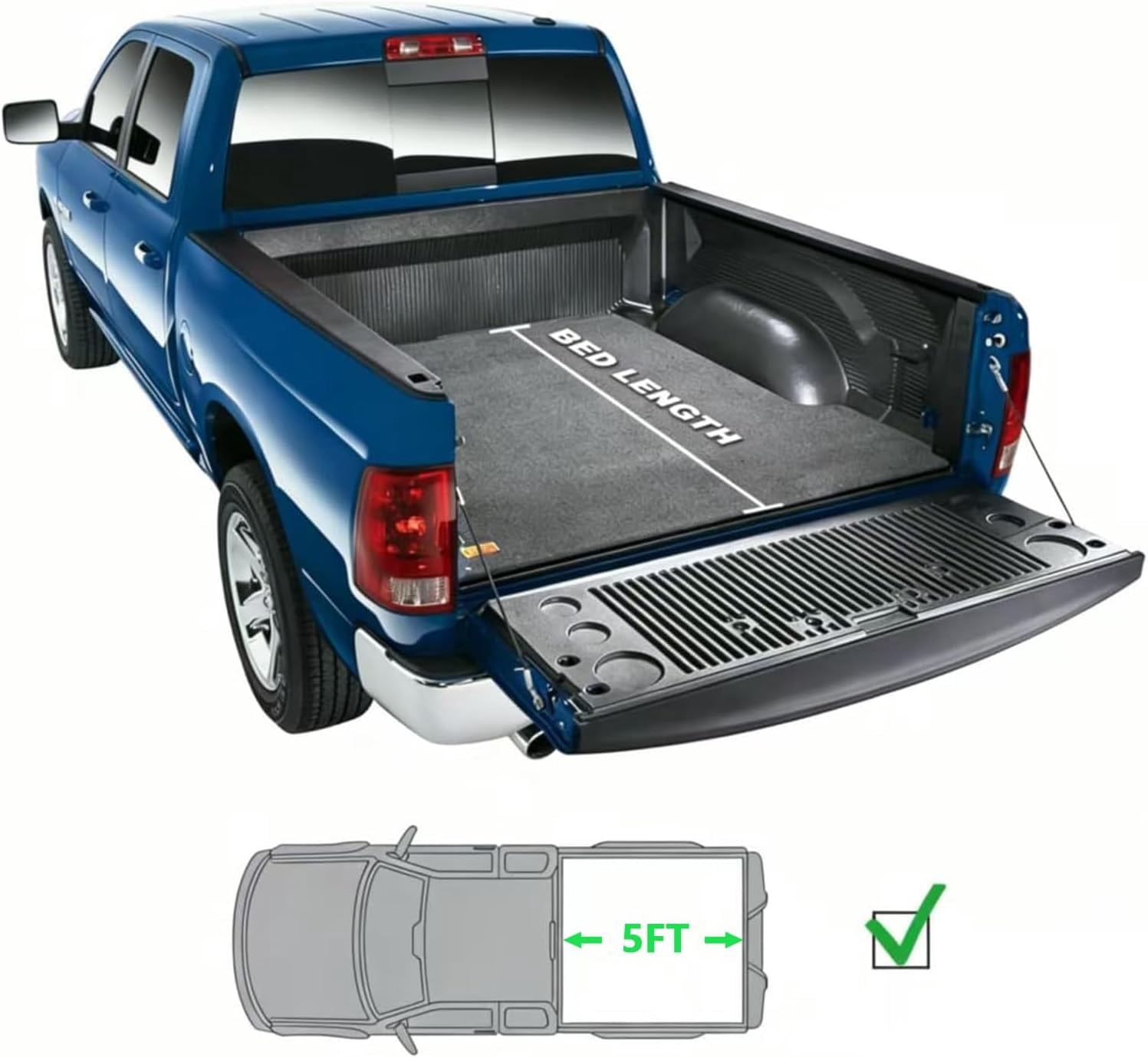 OSIAS Retractable Hard Truck Bed Tonneau Cover for 2013–2023 Toyota Tacoma 5FT (60.5") Bed, Aluminum Sliding Cover with Combination Lock, Waterproof, No-Drill Installation