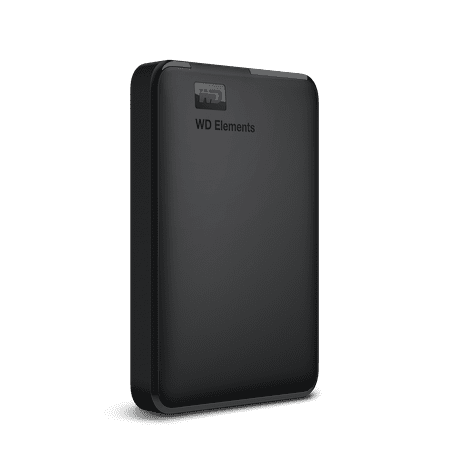 WD - Elements 2TB External USB 3.0 Portable Hard Drive - Black