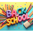 thumbnail image 4 of Colorful Back to School Banner Background Decor Party Supplies Photography Props for Classroom Entrance Backdrop First Day of School Celebration Student Gathering Decorations, 4 of 4