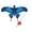 35CM blue butterfly, variant on Dynamic Wing Kites with Fishing Rod Line Dynamic Kites Winds Kites Flying Toy for Children EasyFly Kites Outdoor Toy