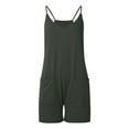 thumbnail image 2 of Womens Rompers Jumpsuits Casual Summer Outfits 2024 Shorts Overalls With Pockets Loose Comfy Fashion Clothes, 2 of 5