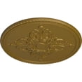 thumbnail image 3 of 40 5/8"OD x 1 3/4"P Milton Ceiling Medallion (Fits Canopies up to 7 7/8"), Hand-Painted Gold, 3 of 6