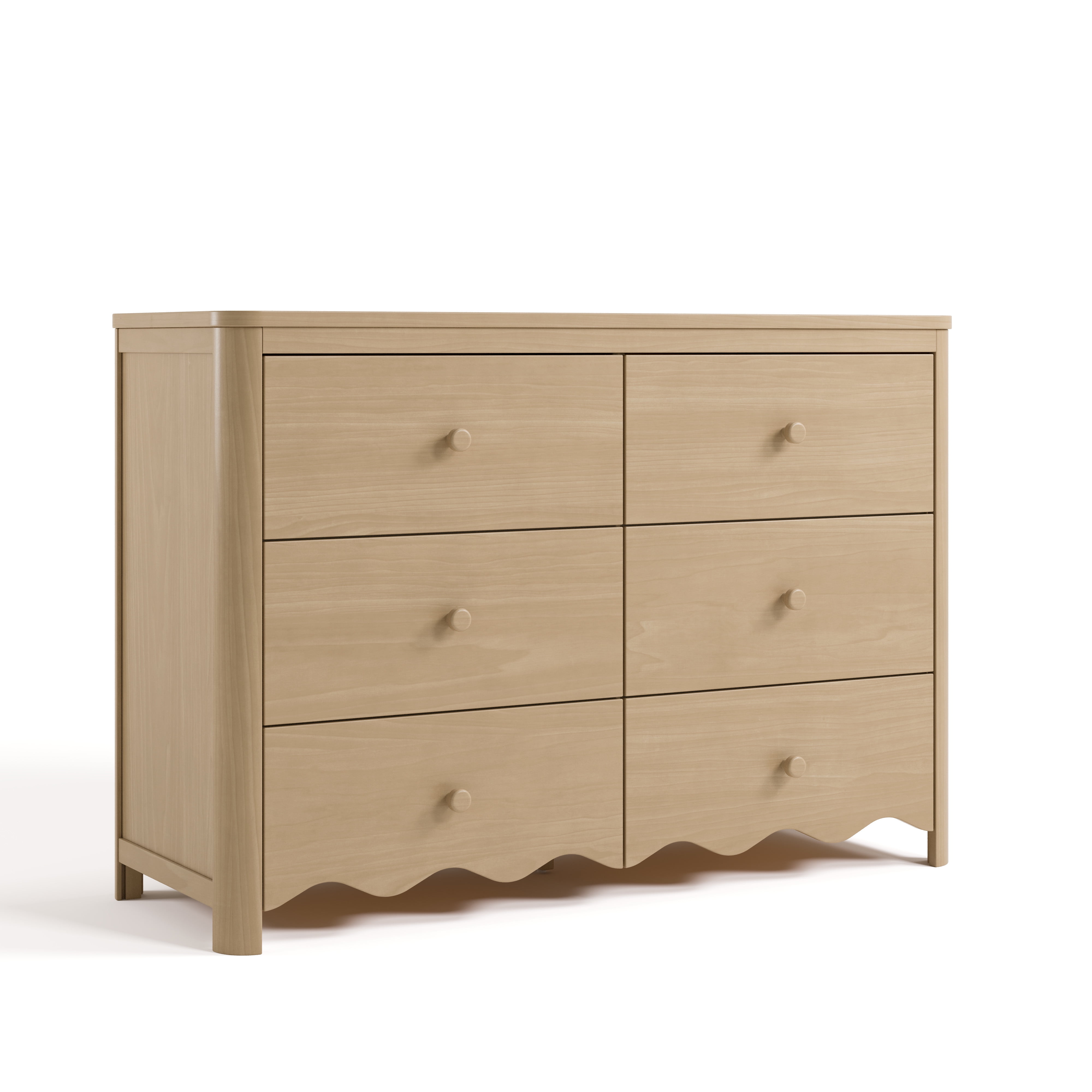 Art of Nursery by Storkcraft Casablanca 6 Drawer Nursery Dresser, Driftwood