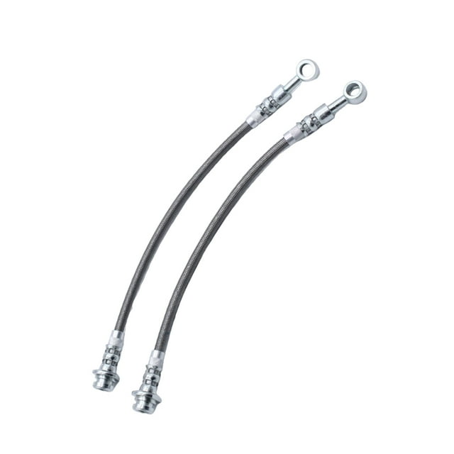 Ruiboury Ensemble de Durites de Frein Tressées Accessoire Pièce Modifiée Professionnelle Acier Inoxydable Tuyaux de Freinage Automobile Lignes de Contrôle Accessoires Type 3