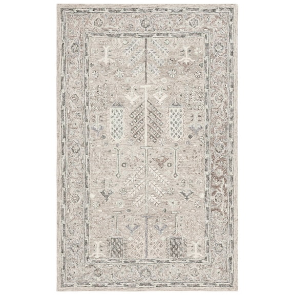 SAFAVIEH Metro Deziree Medallion Area Rug, Gray/Ivory, 8' x 10'