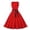 Red, variant on Women's Casual Tennis Dress Elegant Tea Party & Wedding Guest Dress 2023 Style for Everyday Blue XL