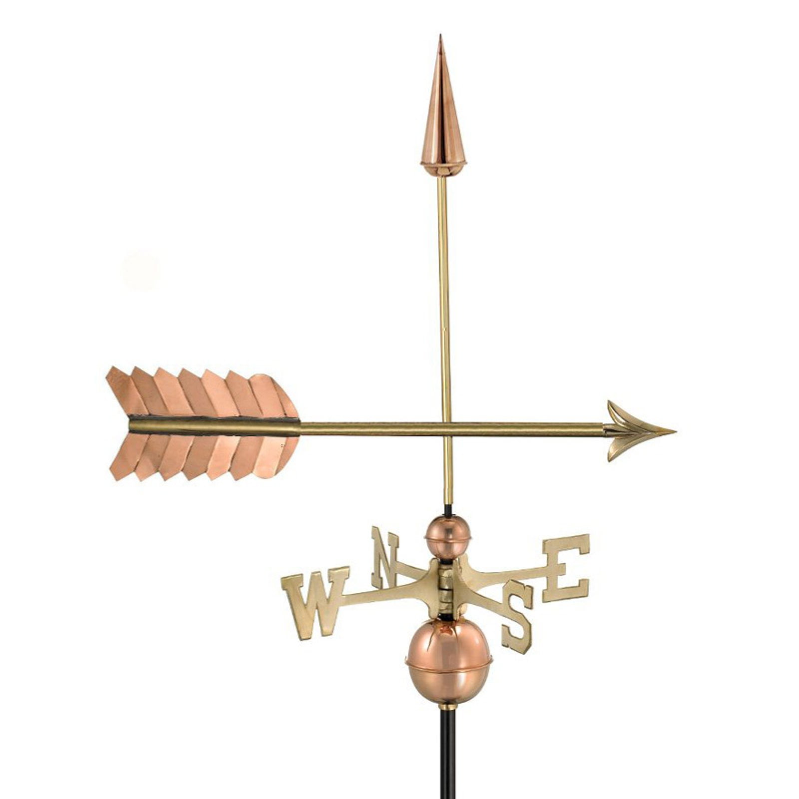 Good Directions Arrow Weathervane, Polished Copper by Good Directions