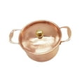 thumbnail image 3 of Olla de cobre para sopa con tapa, utensilios de cocina con doble asa para inducción, olla antiadherente para hervir, olla para sopa para chef de resta, 3 of 8