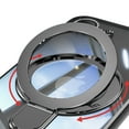 thumbnail image 3 of Allytechgroup Case for Apple iPhone 16e [Compatible with MagSafe], 360° Rotatable Invisible Magnetic Ring  Stand [Camera Lens Protector] Military-Grade Plating Clear Shockproof Phone Cover, Gray, 3 of 7