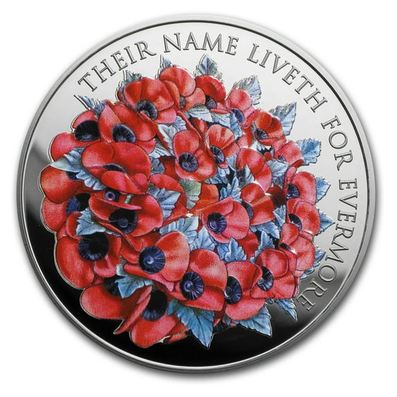 2016 Great Britain ?5 Silver Remembrance Day Piedfort Proof