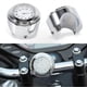 thumbnail image 3 of 7/8" 1" Motorcycle Handlebar Mount Watch Precise Time Keeping Dial Clock White, 3 of 4
