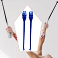 thumbnail image 1 of 2 Piezas Clubes de Gimnasia Rítmica Bastones Insertables para Danza Palos de Práctica Accesorios para Coreografías Material Pp de Alta Resistencia Fác violeta, 1 of 8