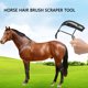 thumbnail image 3 of Cepillo de pelo de caballo ANGGREK Herramienta para rascar de madera Antideslizante para ganado, 3 of 7