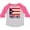 Heather and Hot Pink, variant on Inktastic Puerto Rico Flag & Name Boys or Girls Toddler T-Shirt
