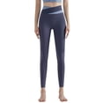 thumbnail image 3 of Pantalones de yoga cruzados de cintura alta para mujer, pantalones deportivos de secado rápido para adelgazar, levantamiento de caderas y abdominales, para fitness y otoño, 3 of 6