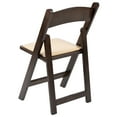 thumbnail image 6 of Flash Furniture Hercules Series Adult Size Beechwood Folding Event Chair, Chocolate, 6 of 14