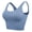 Blue, variant on Tinglu Women Sling Tube Top Solid Wrap Chest with Padded Comfortable Vest