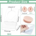 thumbnail image 2 of 2 Pcs Silicone Ear Model with Acrylic Stands Left and Right Flexible Model Ear Piercing Practice Realistic Silicone Soft Ear Mold for Jewelry Display Acupuncture Mannequin Teaching 1 Bag, 2 of 6