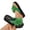 Green, variant on Women Fabric Flower Flat Flip Flops Lightweight Eva Footbed Spring Summer Beach Casual Shoes,Black