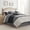 Black, variant on Madison Park Queen Size 7 Piece Faux Suede Comforter Set Black,Bed in a Bag,All Season Bed Set,Cozy and Lightweight