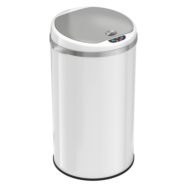 iTouchless Deodorizer Round Sensor 8 gal. Trash Can
