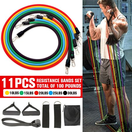 11PCS SET RESISTANCE Bands Workout Exercise Crossfit Fitness Yoga Training Tubes £7.89 - PicClick UK 11PCS SET RESISTANCE Bands Workout Exercise Crossfit Fitness Yoga Training Tubes £7.89 - PicClick UK