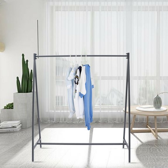 CNCEST Black Clothes Display Rack, Shopping Mall, Home Can Hang Multiple Clothes
