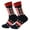 Red-05, variant on Diamond Printted Socks for Men - Cotton Novelty Funny Breathable Crew Socks