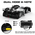 Allaugh Wall Climbing Car Remote Control Car, Dual Mode 360° Rotating