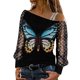 thumbnail image 1 of Tops Para Mujer Blusas Con Hombros Descubiertos Camisas Informales de Manga Larga A La Moda Jersey Odeerbi ODB186195, 1 of 5