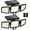 Black, variant on Solar Lights Outdoor -2 Pack, Motion Sensor Lights with Remote Control 3 Modes,210 LED 2500LM IP65 Waterproof, 3 Heads Security Flood Light,Wall Light for Outside Patio Garage Yard Entryways