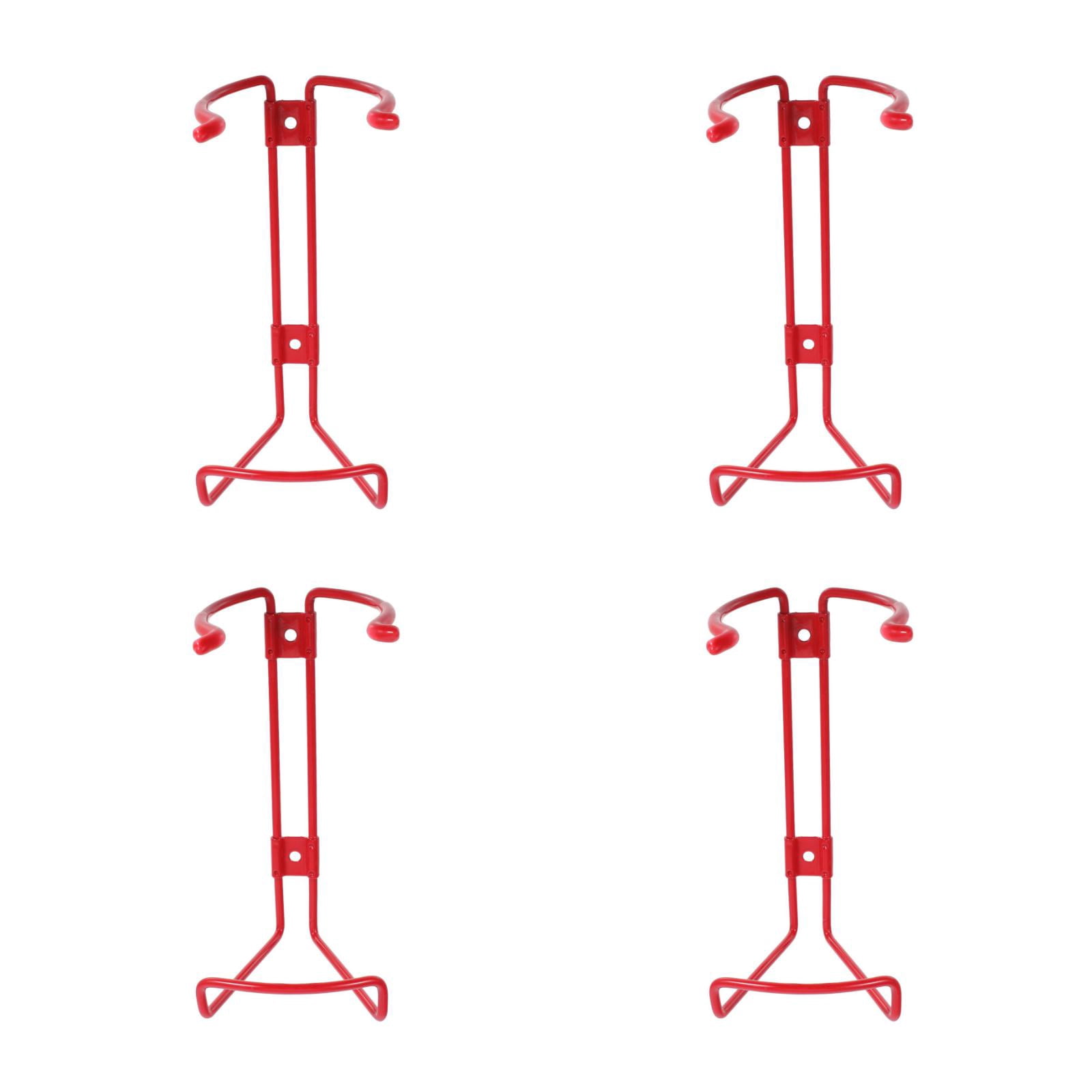 Raindrops 4-Pack Wall Mount Brackets, Iron Holders and Storage Racks for Secure Safety