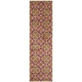 thumbnail image 3 of SAFAVIEH Madison Natasha Geometric Floral Area Rug, Fuchsia/Gold, 6'7" x 9'2", 3 of 6