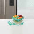 thumbnail image 4 of Sistema Salad To Go Lunch Box with Compartments, Cutlery & Dressing Container, 1.1 L, Colour May Vary , 1 Pack, 4 of 5