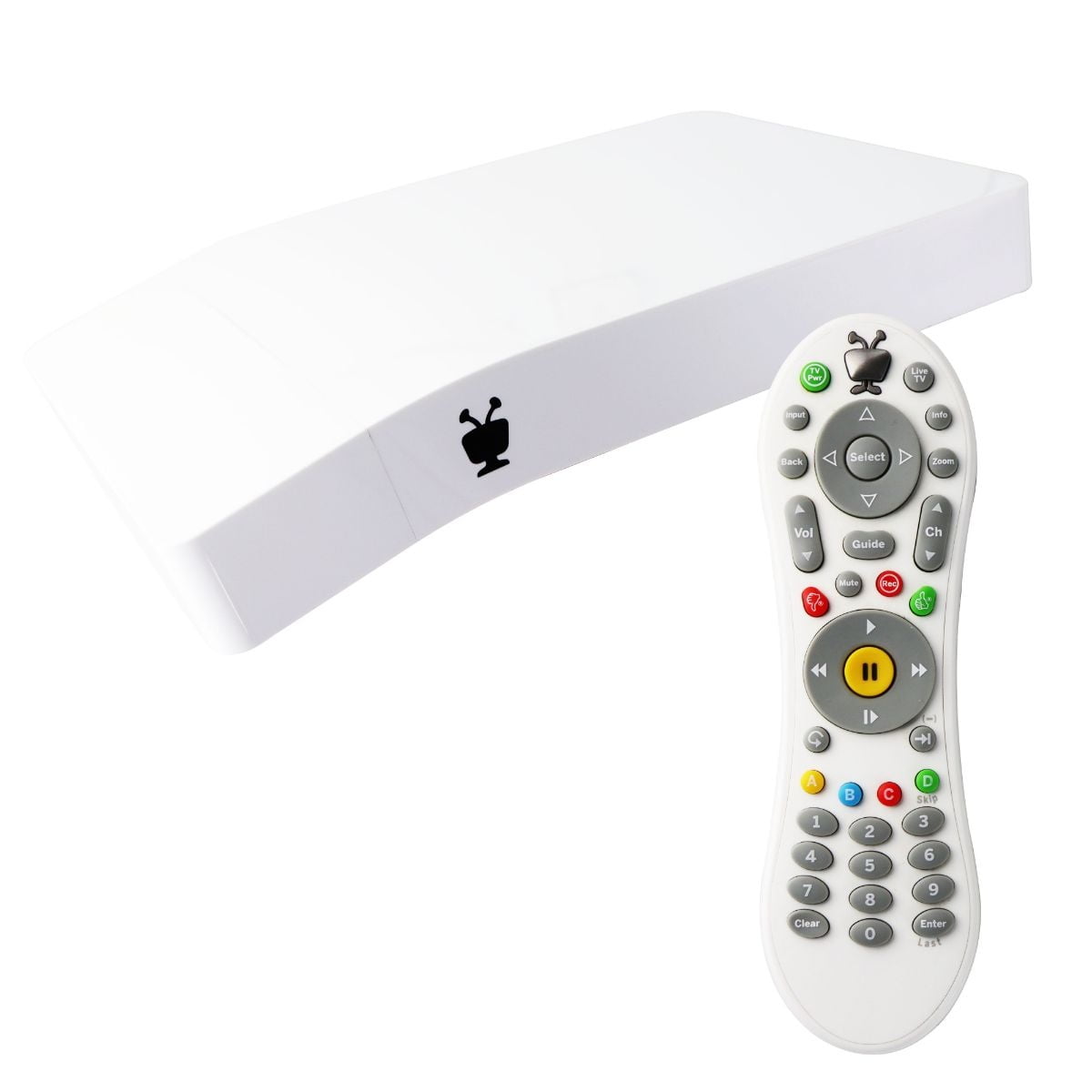 TiVo BOLT (500 GB) DVR and Streaming Media Player 4K UHD Compatible White (Refurbished