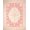 Pink, Pattern 14, variant on ODIKA 8'x10' Washable Area Rug Bathroom Boho Scroll Oushak Rectangular Delicate Vintage Border for Living Room, Under Sectional, Family , Durable, Non-Slip
